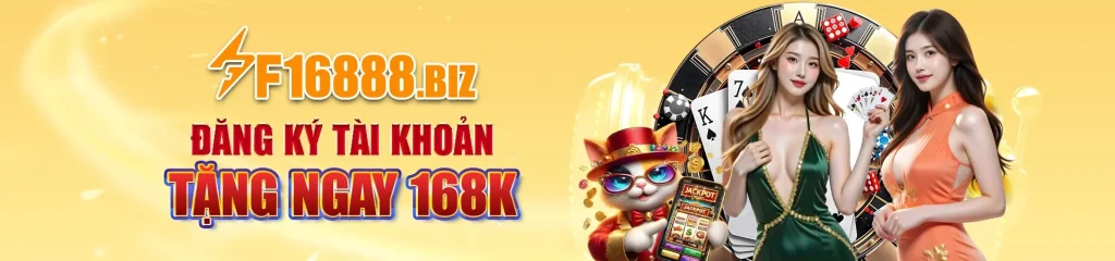 Banner đăng ký tài khoản tặng ngay 168k